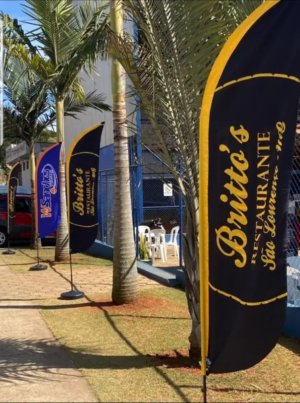 Windbanner Pantanal Flag instalado em cliente, foto 1
